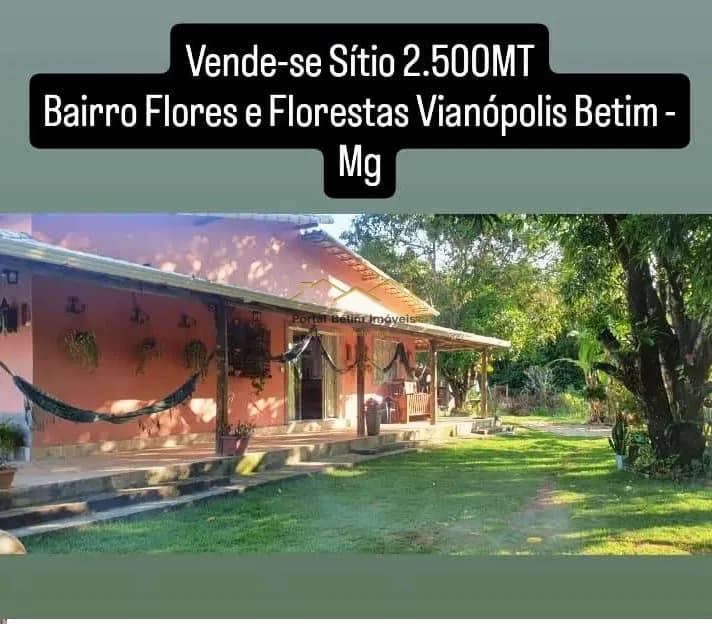 Sítio em Betim bairro  Flores  e  Florestas - Oportunidade