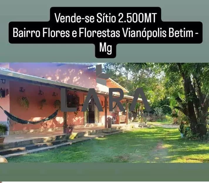 Sítio em Betim bairro Flores e Florestas - Oportunidade