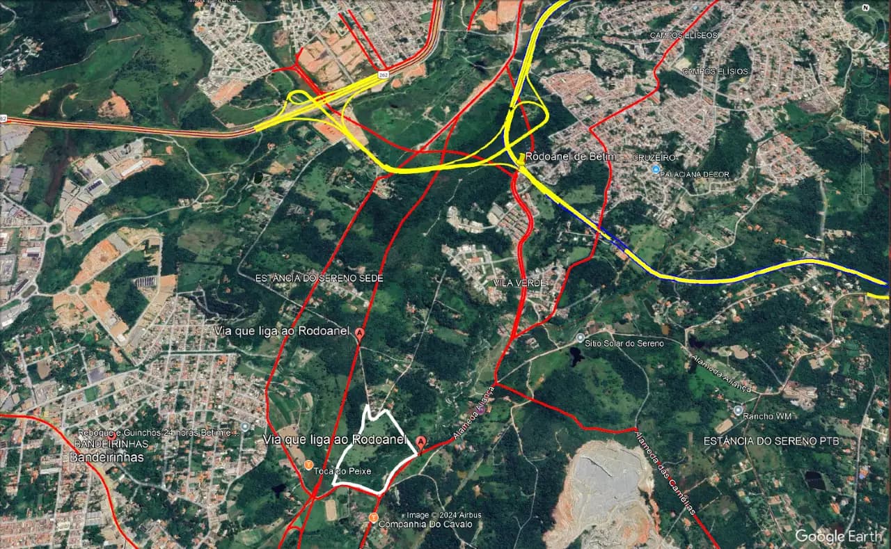 Terreno com área de 40.000m² no Bandeirinhas próximo ao Rodoanel.